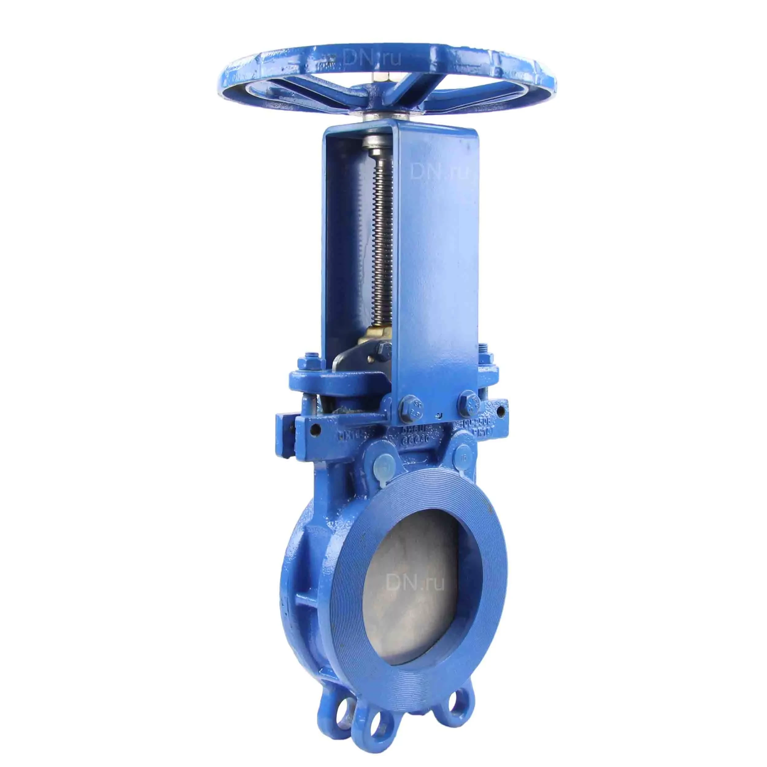 Задвижка чугунная шиберная ножевая DN 50-400мм Tianjin