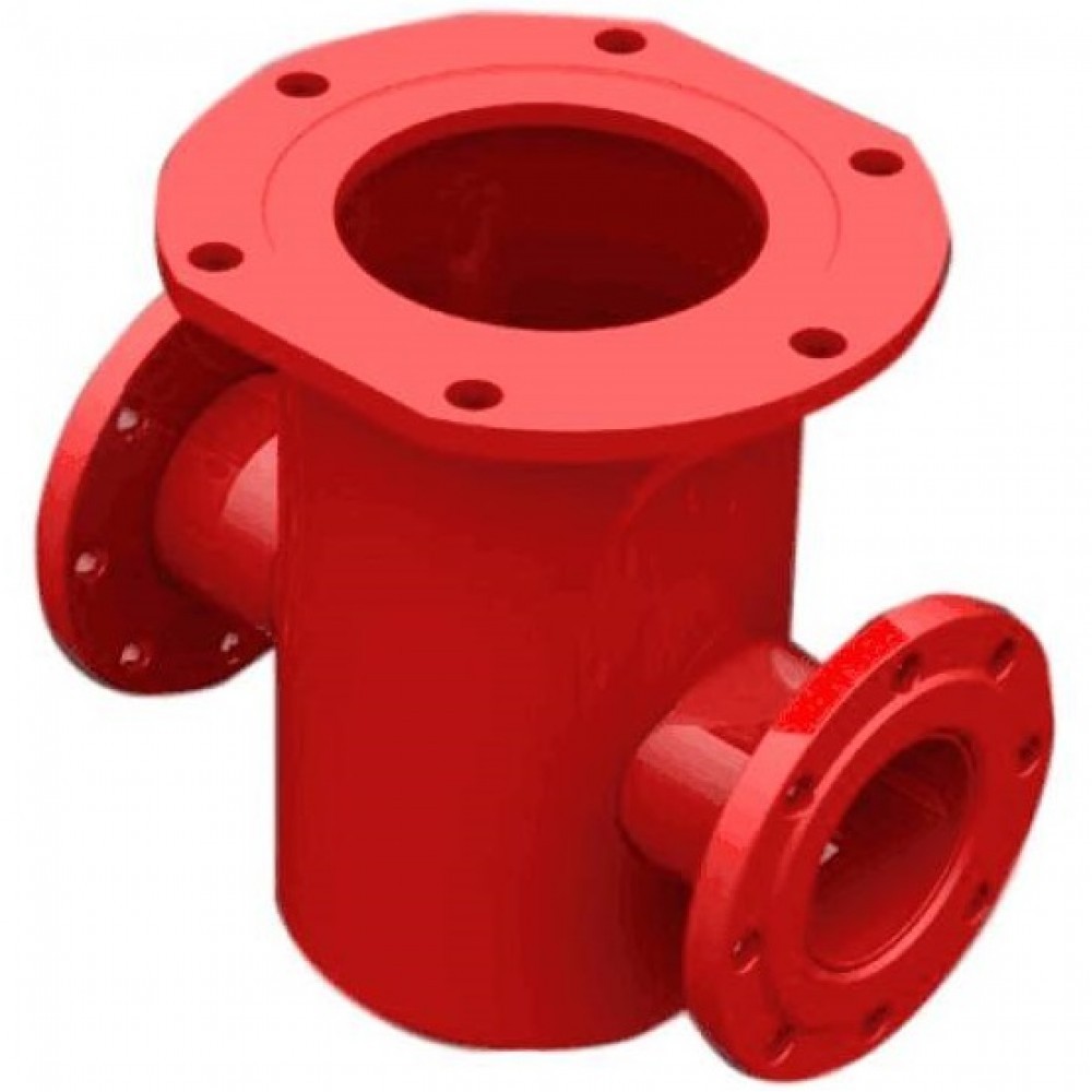 Подставка пожарная двойная фланцевая (ППДФ) Ду 100-200мм